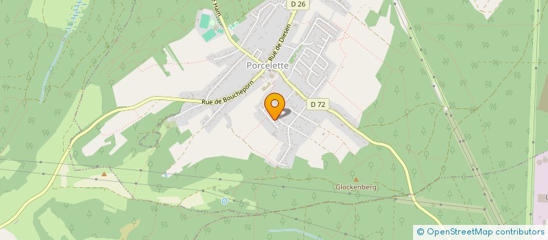 localisation de l'entreprise SCI GYCO  PORCELETTE