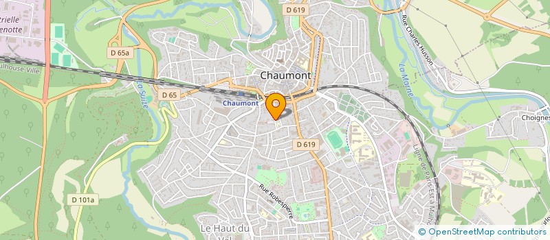 localisation de l'entreprise SCI GYDA à CHAUMONT