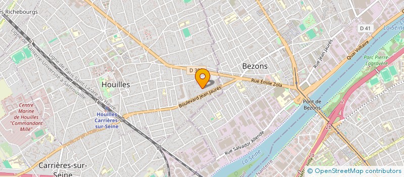 localisation de l'entreprise SCI GYE  HOUILLES