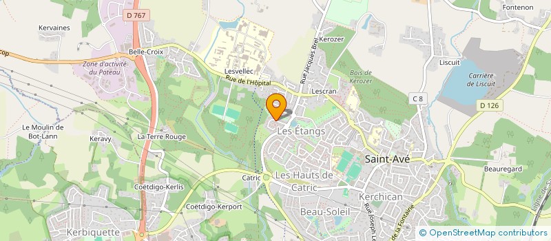 localisation de l'entreprise SCI GYFALA  SAINT-AVE