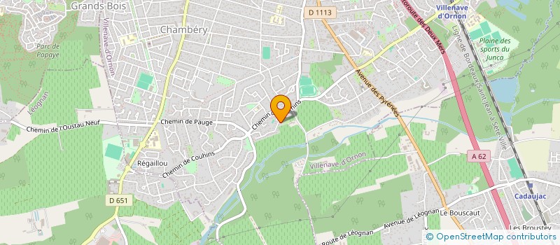 localisation de l'entreprise SCI GYFCA  VILLENAVE-D'ORNON