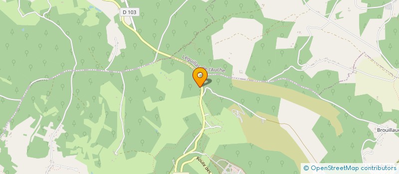 localisation de l'entreprise SCI GYGA  SAINT-ASTIER