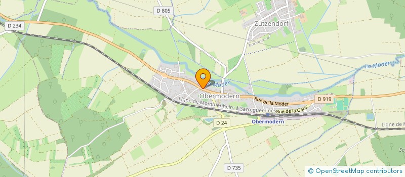 localisation de l'entreprise SCI GYGES  OBERMODERN-ZUTZENDORF