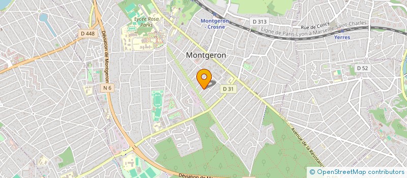localisation de l'entreprise SCI GYL à MONTGERON