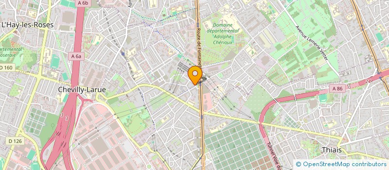 localisation de l'entreprise SCI GYL  CHEVILLY LARUE