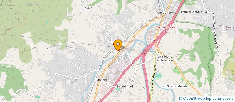 localisation de l'entreprise SCI GYL VITROLLES à AUBAGNE