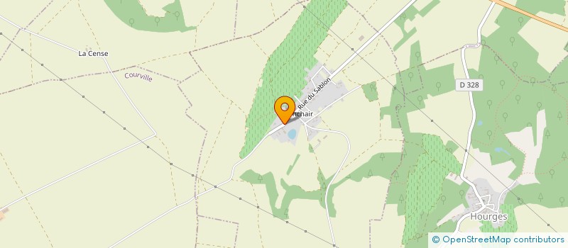 localisation de l'entreprise SCI GYMA  COURVILLE