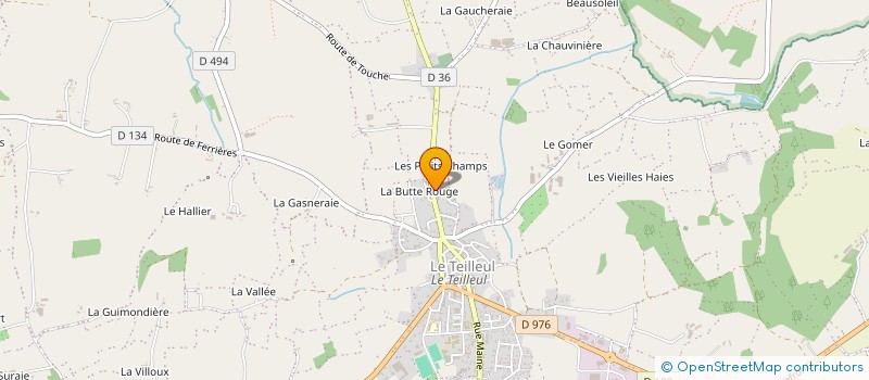 localisation de l'entreprise SCI GYMS  LE TEILLEUL