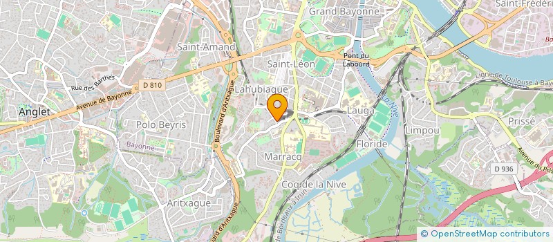 localisation de l'entreprise SCI GYN 64 à BAYONNE