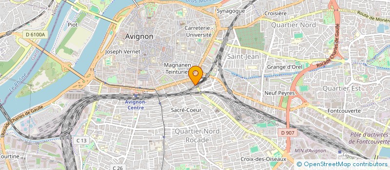 localisation de l'entreprise SCI GYND INVEST  AVIGNON