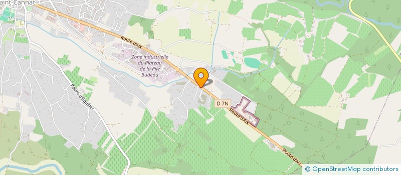 localisation de l'entreprise SCI GYNEOBSTETRIQUE  SAINT-CANNAT