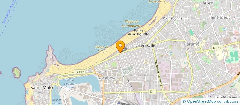 localisation de l'entreprise SCI GYNESTIC  SAINT-MALO