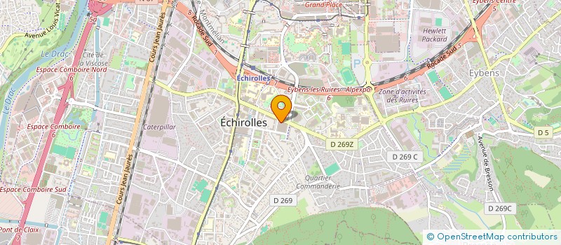 localisation de l'entreprise SCI GYNEVA à ECHIROLLES