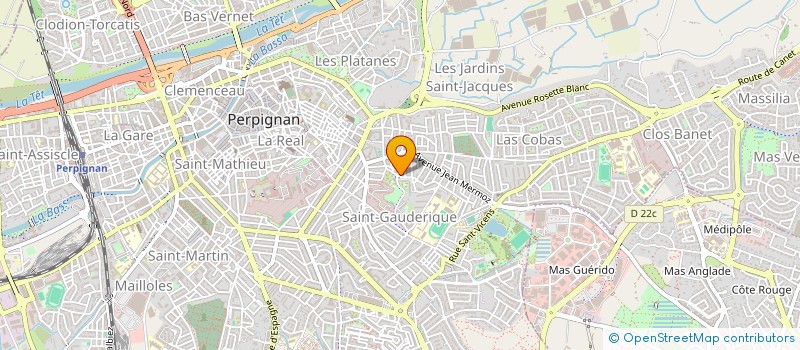 localisation de l'entreprise SCI GYNOBS à PERPIGNAN