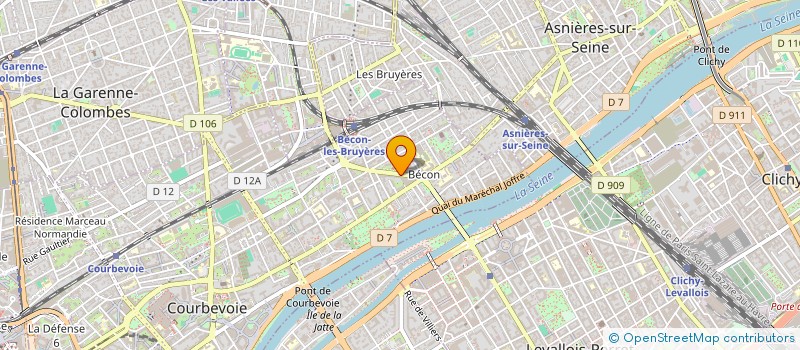 localisation de l'entreprise SCI GYNOPH à COURBEVOIE