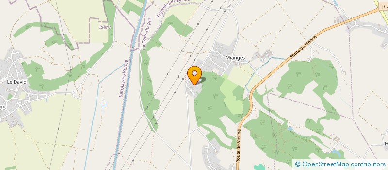 localisation de l'entreprise SCI GYP IMMO  CHAMAGNIEU