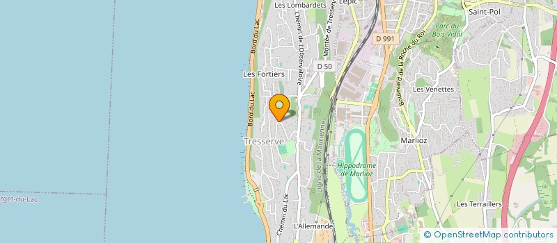 localisation de l'entreprise SCI GYPAETE  TRESSERVE