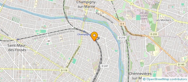 localisation de l'entreprise SCI GYPSIE à SAINT-MAUR-DES-FOSSES