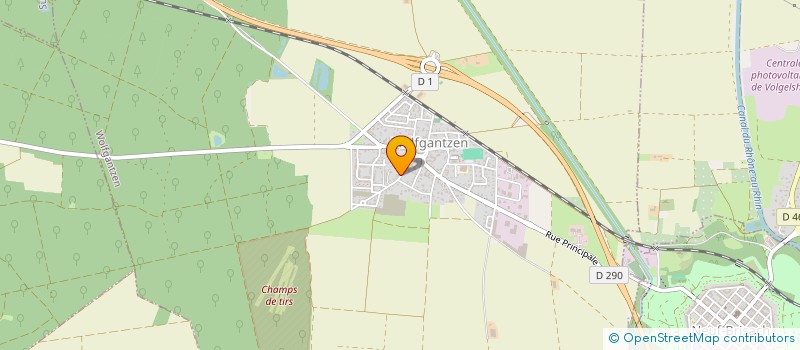 localisation de l'entreprise SCI GYPSIE  WOLFGANTZEN