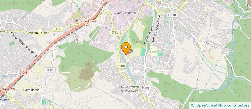 localisation de l'entreprise SCI GYPSIS  GARDANNE