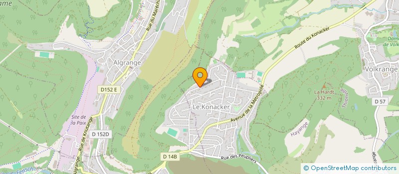 localisation de l'entreprise SCI GYRRA  HAYANGE