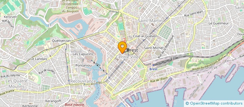 localisation de l'entreprise SCI GYS  BREST