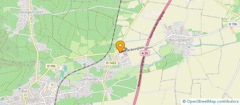 localisation de l'entreprise SCI GYV  GERTWILLER