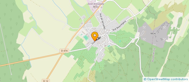 localisation de l'entreprise SCI GYVET  GY