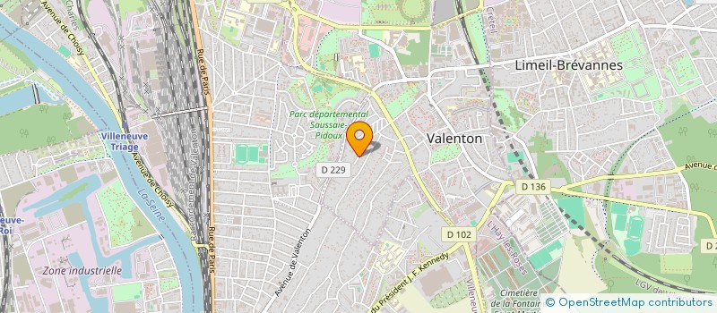 localisation de l'entreprise SCI GZ à VALENTON