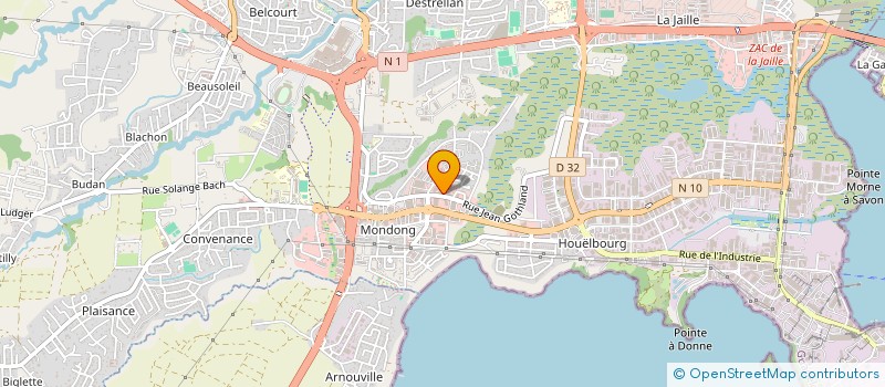 localisation de l'entreprise SCI GZ AUTO à BAIE MAHAULT