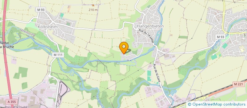 localisation de l'entreprise SCI H 27  HANGENBIETEN