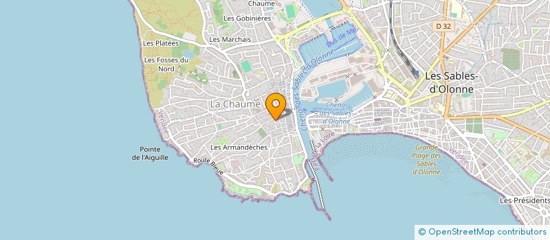 localisation de l'entreprise SCI H à LES SABLES D'OLONNE