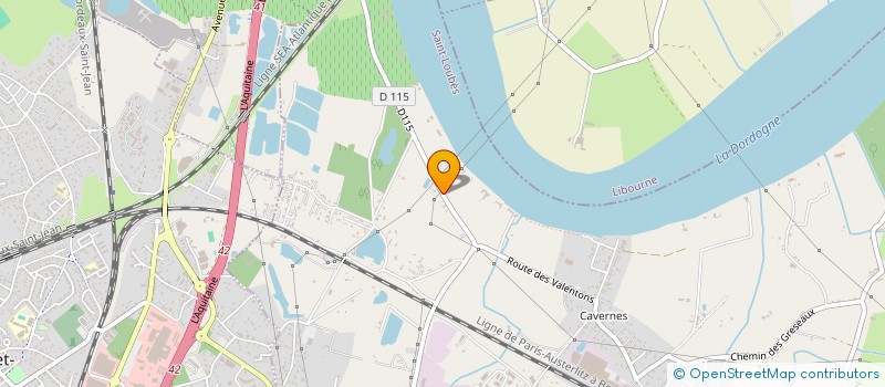 localisation de l'entreprise SCI H  SAINT-LOUBES