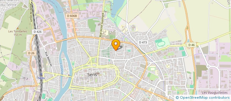 localisation de l'entreprise SCI H & A à SENS