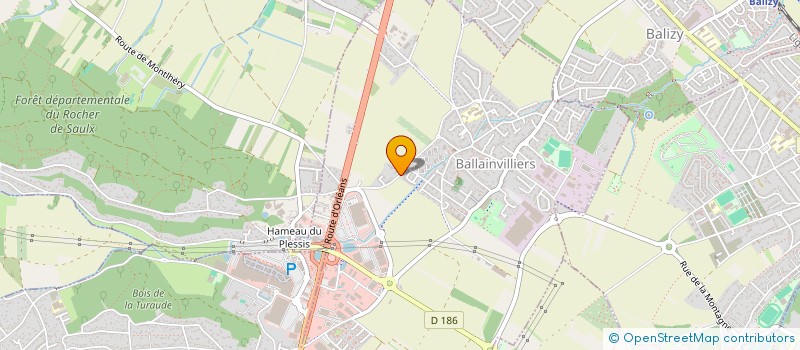 localisation de l'entreprise SCI H.A  BALLAINVILLIERS