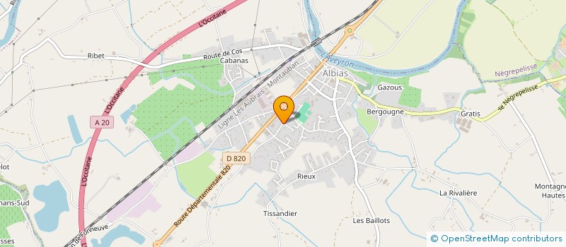 localisation de l'entreprise SCI H.A.B.  ALBIAS