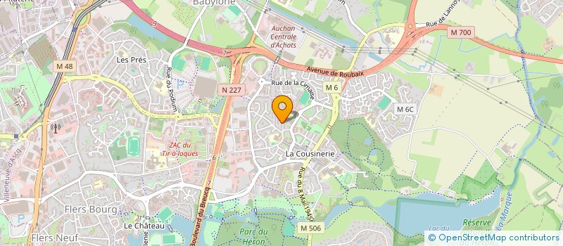 localisation de l'entreprise SCI H.A.K.A à VILLENEUVE-D'ASCQ