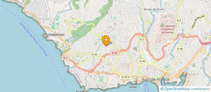 localisation de l'entreprise SCI H.A.L.A.M 289  FORT-DE-FRANCE