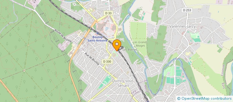 localisation de l'entreprise SCI H.A.N.06  QUINCY-SOUS-SENART