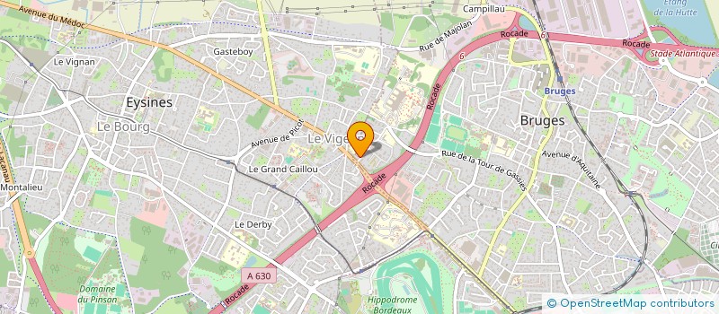 localisation de l'entreprise SCI H.A.N.  CARBON BLANC