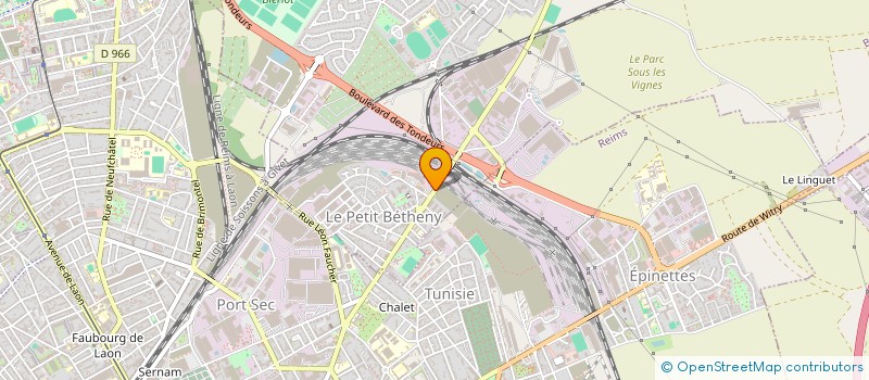 localisation de l'entreprise SCI H.A.P.  BETHENY