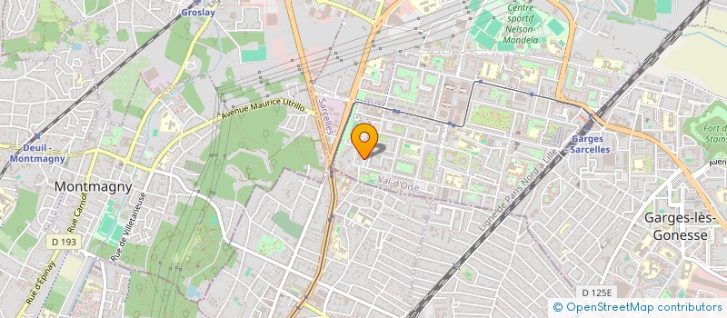 localisation de l'entreprise SCI H'ADIDA  SARCELLES