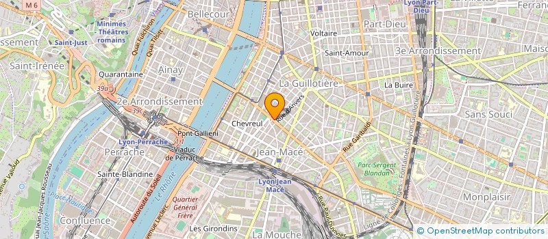 localisation de l'entreprise SCI H AND B  LYON