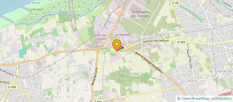 localisation de l'entreprise SCI H B à GIGNAC-LA-NERTHE