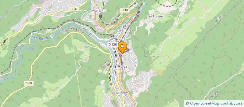 localisation de l'entreprise SCI H.B.M.  HAUTS DE BIENNE