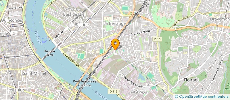 localisation de l'entreprise SCI H.B.O  FLOIRAC