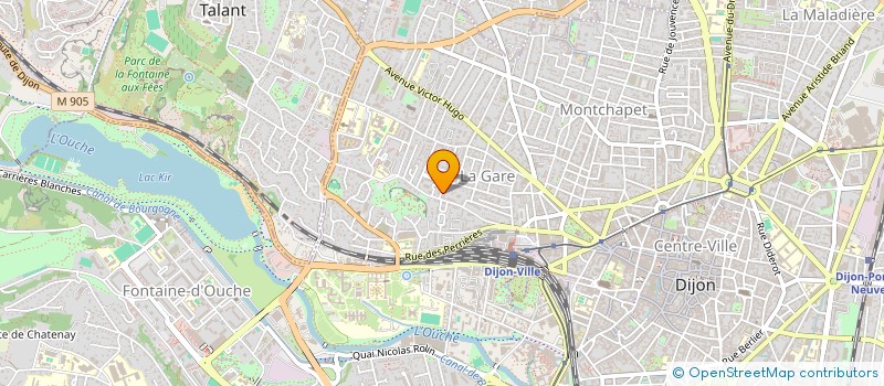 localisation de l'entreprise SCI H. BERLIER à DIJON