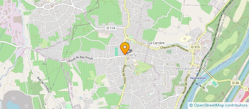 localisation de l'entreprise SCI H&C  CHARLY