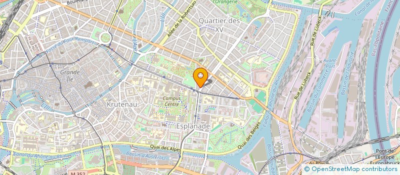 localisation de l'entreprise SCI H.C.C  STRASBOURG