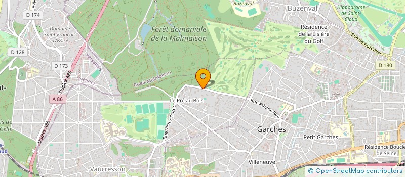 localisation de l'entreprise SCI H.C.H.  VAUCRESSON